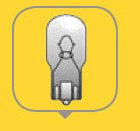 Halogen wedge low voltage Clear Landscape lamp Corona