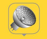 Halogen low voltage landscape lamp Mr-16